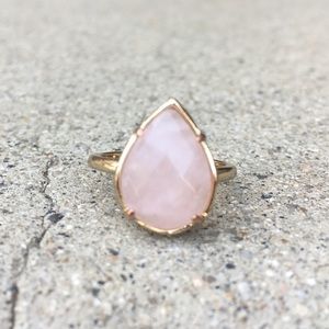 Kendra Scott Rose Quartz Daisy Ring